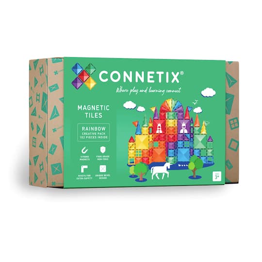 Connetix® Magnetic Tiles Rainbow Creative Set
